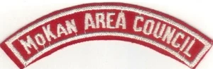 BOY SCOUT MOKAN AREA COUNCIL MEZZA STRISCIA ROSSA E BIANCA 1/2RW - Foto 1 di 1