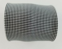 Paul Fredrick Mens Tie White Black Striped Silk Neck Tie  W3.5'' L58''