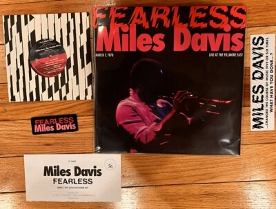 Miles Davis Fearless March 7, 1970 Live At Fillmore East TMR Vault #56 LP Vinyl - Image 1 of 4