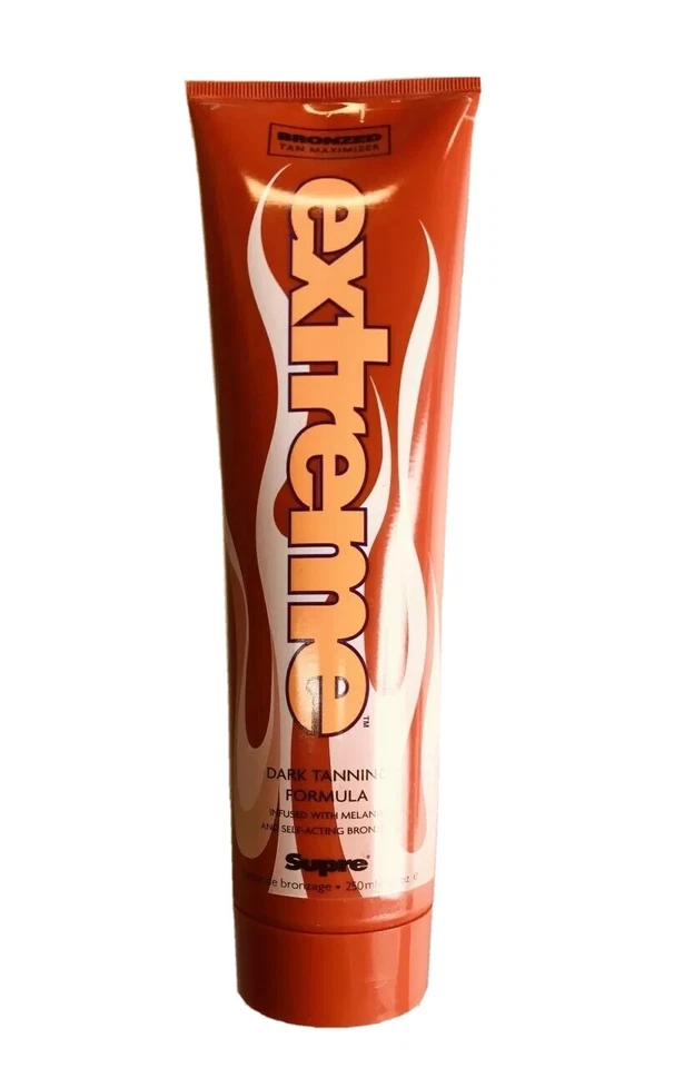 Supre Extreme Tan Maximiser Dark Tanning Sunbed Bronzer Lotion Cream Free Goggle - Image 1 of 1