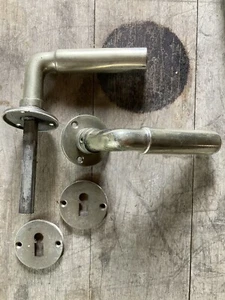 Türklinke Türgriffe Bauhaus Kramer Drückergarnitur Wehag 30er Nicksil Moderne - Bild 1 von 8