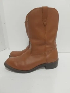 UNBRANDED MADE IN USA BRAUN LEDER WESTERN STIL HERREN 8 STIEFEL - Bild 1 von 6