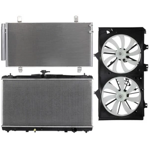 Kit de ventilador de refrigeración condensador radiador eléctrico para Toyota Camry 2012-2017 2,5 L l4 - Imagen 1 de 24