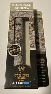 AlexaPure Survival Spring Field Ready Filtrazione Acqua 300 gal Nuovo - Foto 1 di 2