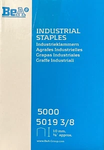Totalmente Nuevo - Grapas BeA STCR5019 3/8" para P6C-8 P6C-8P, JB600 (5.000/Caja) - Imagen 1 de 1