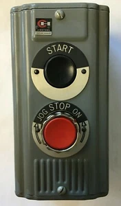 CUTLER HAMMER 10250H1051C PUSHBUTTON STATION START-STOP-JOG-ON 2BUTTON - Picture 1 of 6