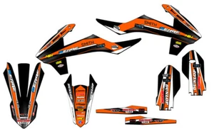 2018-2023 SX 85 VIGOR Orange Senge Graphics Kit Compatible with KTM - Picture 1 of 10