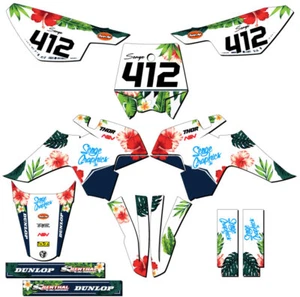 Kit de Gráficos SR 110 DX TROPICAL White Senge Compatible con SSR - Imagen 1 de 10