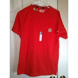 Carhartt Force T-Shirt Relaxed Fit Pocket Tee Workwear Orange Small NWT - Picture 1 of 3