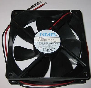 NMB 92 mm Cooling Fan - 24 V DC - 3610KL - 3200 RPM - 55 CFM - Ball Bearing - Afbeelding 1 van 5
