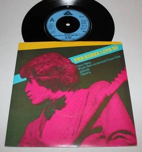 THE KINKS - Live EP (1980 UK Vinyl 4-Song 7") - Picture 1 of 2