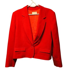 Vintage Pendleton red 100% wool blazer - Picture 1 of 4