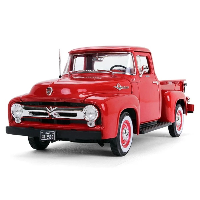 First Gear 40-0414 1:25 1956 Ford F-100 Vermillion Red Pickup - Image 1 of 1