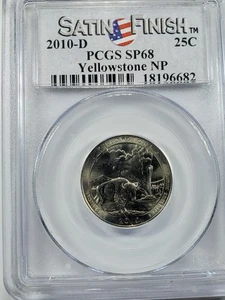 2010 D PCGS SP68 SATIN | YOSEMITE National Park ATB Quarter - 25c - Picture 1 of 4