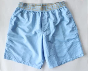VERSACE Badeshorts/Trunks Greca Border blau/gold Gr. 3 Top Zustand  - Bild 1 von 3