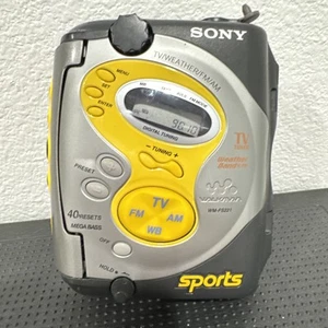 Vintage Sony Sports Walkman WM-FS221 TV/Weather/FM/AM Cassette Portable Radio - Picture 1 of 10