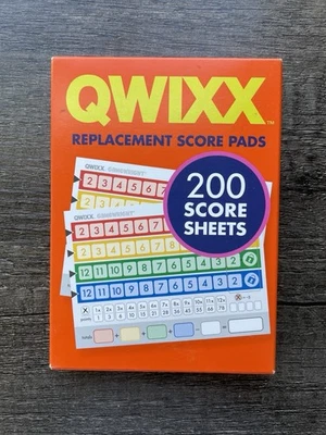 GameWright Qwixx Score Sheets ONLY 200 Replacement Pad for Family Dice Game 2020 - Image 1 of 4