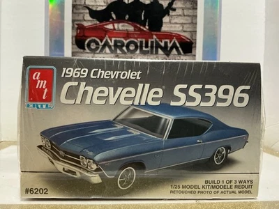 Kit modelo Chevrolet Chevelle SS396 1969 1:25 AMT [PLÁSTICO SELLADO] Foto 1 de 4