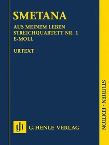 Study Score Smetana From My Life String Quartet No 1 E Minor Henle Urtext Book - Picture 1 of 1