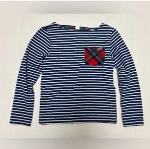 Vineyard Vines long sleeve plaid top, size XS 5-6Y - Picture 1 of 9