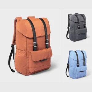 Open Story Backpack Travel 15"-Laptop Flap Closure Drawstring Fitted - Picture 1 of 10