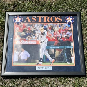 Carlos Correa Signed Photo Framed PSA/DNA Houston Astros - Picture 1 of 3
