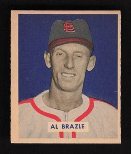 1949 Bowman #126b Al Brazle Script Name VG - Picture 1 of 2