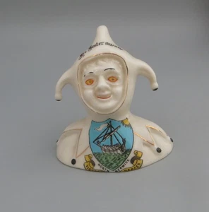 China Crested Ware, Clifton Ye Jester Awake & Asleep, North Berwick Rd No 473172 - Picture 1 of 8