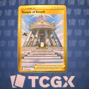 Pokemon - Temple of Sinnoh (Secret) - 214/189 - SWSH10: Astral Radiance - Hol NM - Picture 1 of 1