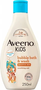 Aveeno Baby KIDS Bubble Bath & Wash 250ml | Enriched with Soothing Oat Extract - Picture 1 of 6