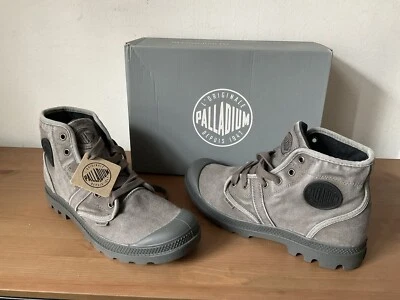 Palladium Pallabrouse Hombres Botas Metal/Negro [US 9] NUEVAS en Caja - 02477-029-M Foto 1 de 3