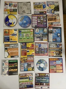 22x Computer Magazine DVD/CD Software Linux OS Trial Programs PC User APCMAG - Picture 1 of 7