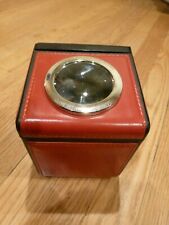 Scatola del Tempo 1 RT-SL Watch Winder Red Leather Battery Operated 