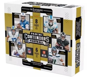 2023 Panini Contenders Football HOBBY BOX Factory Sealed 5 Autos IN HAND