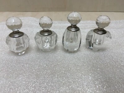 Glasflakons facettiert Mini Tropfflasche befüllbar für Parfüm ästherische Öle - Bild 1 von 4