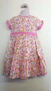 Gorgeous Pink Floral Tiered Cotton Dress from Abella - Age 2 or 4yrs - BNWT! - Picture 1 of 3