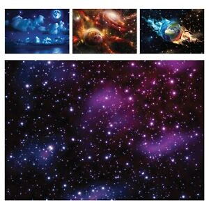 Vlies Fototapete Galaxie Weltraum Universum Planeten Sterne Weltall Decke Kinder