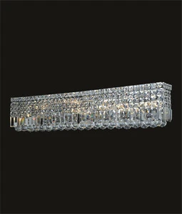 lighting fixtures 8 Light crystal wall sconce 36" - Picture 1 of 1