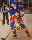 Photo signée 8x10 dans la LNH des Rangers de New York Jacob Trouba COA 