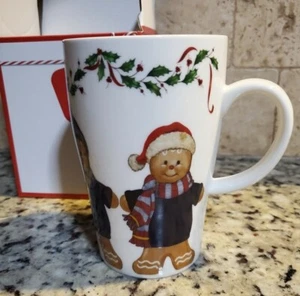 Taza de porcelana mágica Lenox Holiday pan de jengibre 14 onzas diseño cambiante *NUEVA EN CAJA* - Imagen 1 de 11