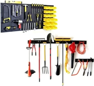 Organizador de pared y organizador de almacenamiento de herramientas de jardín WallPeg Pegboard - PK 160 - Imagen 1 de 6