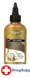 BL Bigen Semi-Permanent Haircolor #Lb4 Light Brown 3 oz - THREE PACK