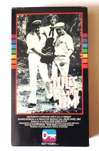 De colección 1962 JULES & JIM 1986 CBS/FOX B&W VHS Director de Cinta FRANCOIS TRUFFAUT - Imagen 1 de 5