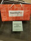 New Omega Moon Swatch Mission On Earth Moonswatch Watch W/ Receipt So33g100