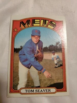 1972 Topps Tom Seaver New York Mets #445 cartão de beisebol - Imagem 1 de 3