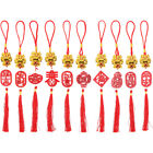  10 pièces pendentif mural intérieur chinois Nouvel An décorations arbre riche