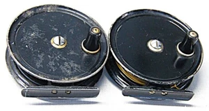 Allcock 'Popular' - 3 1/4" Fly Fishing Reels. X 2 (1038) - Picture 1 of 6