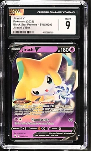 Jirachi V SWSH299 Sword & Shield Promo Cards Holo CGC Mint 9 - Picture 1 of 2