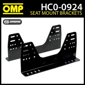 HC/924 OMP Race Seat Side Mount Brackets Aluminium 6mm Ultra Strong FIA Approved - Picture 1 of 21
