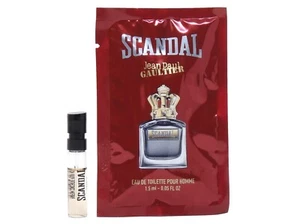 JPG JEAN PAUL GAULTIER SCANDAL EDT FOR MEN 1.5ml .05oz x 1 COLOGNE SPRAY SAMPLE - Picture 1 of 1